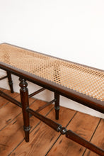 Load image into Gallery viewer, Antique Arts & Crafts Cane Bench Seat