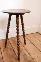 Load image into Gallery viewer, 19th Century Sorrento-Ware Side Table With Bobbin Turned Legs
