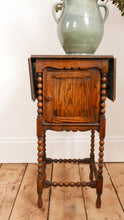 Load image into Gallery viewer, Edwardian Bobbin Turned Side Table With Scalloped Edge
