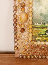Load image into Gallery viewer, French Folk Art Handmade Shell Framed Print