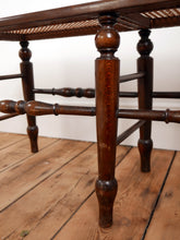 Load image into Gallery viewer, Antique Arts & Crafts Cane Bench Seat
