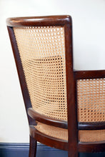 Load image into Gallery viewer, Regency Style Mahogany Cane Chair With Faux Bamboo Legs