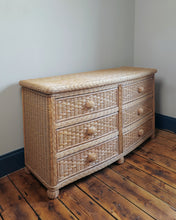 Load image into Gallery viewer, Large Wicker Chest Of Drawers
