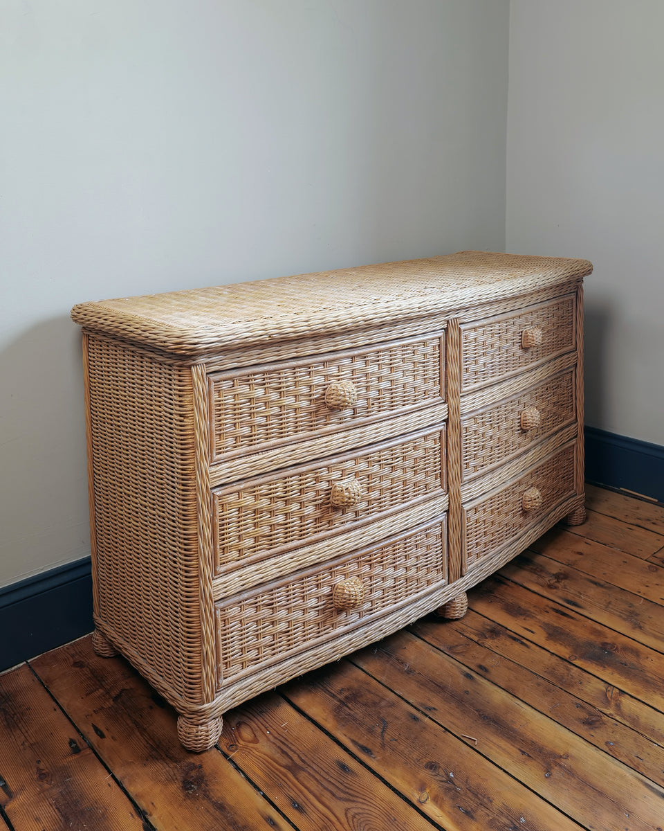 Wicker chest clearance of drawers