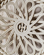 Load image into Gallery viewer, White Vallauris Woven Pedistal Bowl