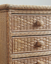 Load image into Gallery viewer, Large Wicker Chest Of Drawers