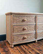 Load image into Gallery viewer, Large Wicker Chest Of Drawers