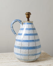 Load image into Gallery viewer, Vintage French Pottery Lamp