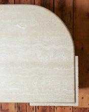 Load image into Gallery viewer, French Roche Bobois Travertine Coffee Table 1970's