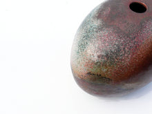 Load image into Gallery viewer, Raku Fired Pebble Pot By Ceramic Artist Lucy Edwards