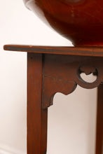 Load image into Gallery viewer, Antique Mahogany Occasional Table With Scalloped Edge Detail