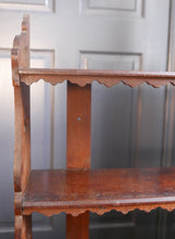Load image into Gallery viewer, Antique Arts And Crafts Oak Scalloped Edge Shelves