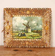 Load image into Gallery viewer, French Folk Art Handmade Shell Framed Print