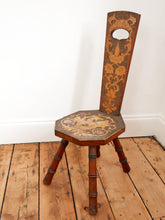Load image into Gallery viewer, Antique Welsh Spinners Chair With Faux Bamboo Legs