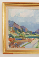 Load image into Gallery viewer, Swedish landscape Oil On Canvas, By Artish LARS FALK.