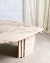 Load image into Gallery viewer, Pink Marble Teardrop Coffee Table
