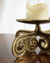 Load image into Gallery viewer, Mid Century Brass Candle Holder
