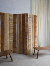 Load image into Gallery viewer, Folding Rattan Room Divider
