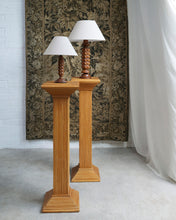 Load image into Gallery viewer, CARVED FRENCH TABLE LAMP IN THE MANOR OF CHARLES DUDOUYT
