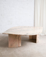 Load image into Gallery viewer, Pink Marble Teardrop Coffee Table

