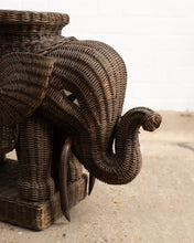 Load image into Gallery viewer, Wicker Elephant Side Tables
