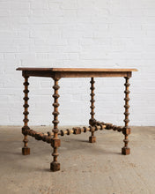 Load image into Gallery viewer, French Folk Art Spindle Table
