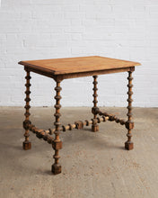 Load image into Gallery viewer, French Folk Art Spindle Table
