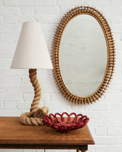 Load image into Gallery viewer, French Rope Table Lamp Attributed to Audoux &amp; Minet
