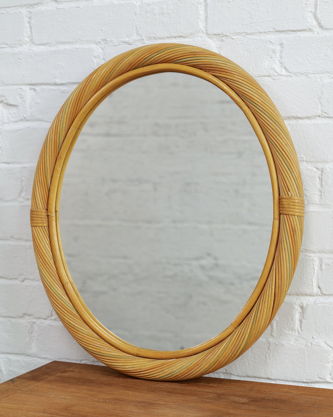 Large Reeded French Mirror