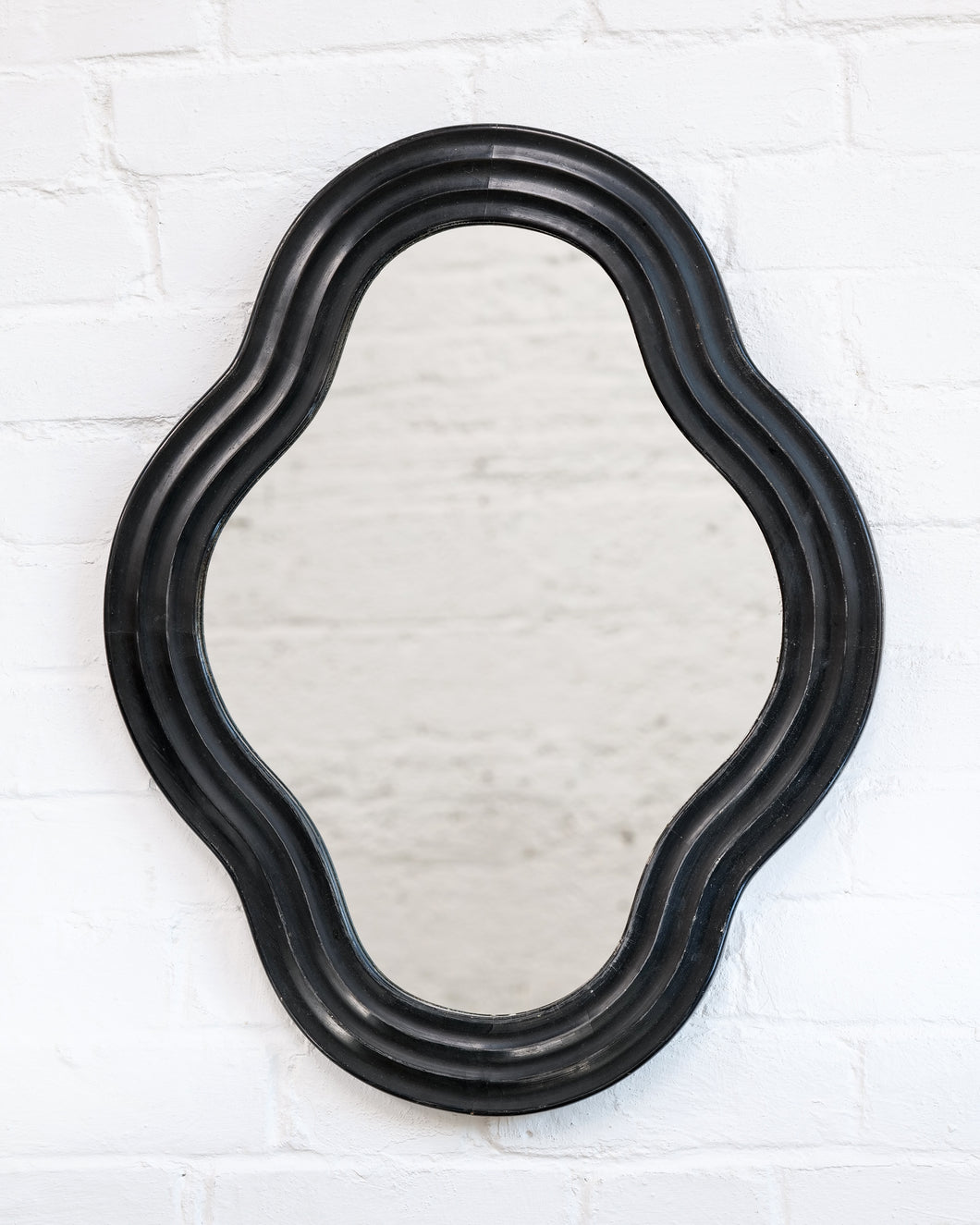 Vintage French Wavy Mirror