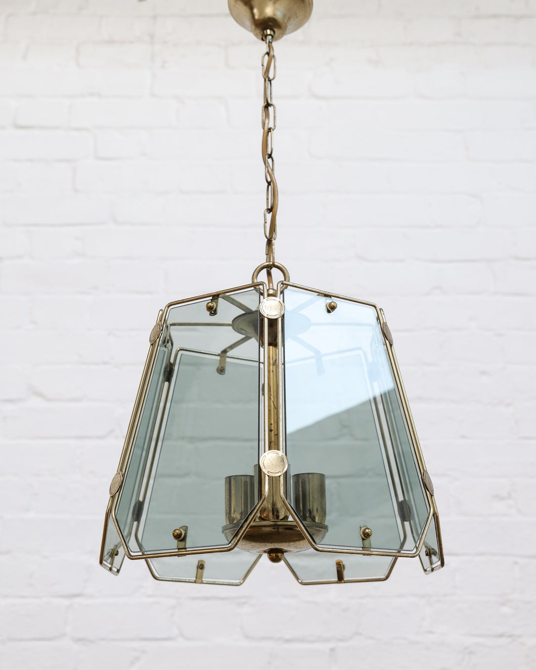 Smoked Glass Ceiling Pendent