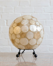 Load image into Gallery viewer, FRENCH CAPIZ GLOBE LAMP
