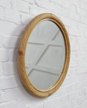 Load image into Gallery viewer, Reeded Round Mirror
