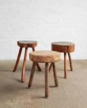 Load image into Gallery viewer, French Primitive Wooden Stool
