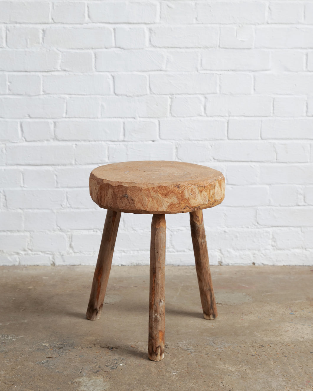 Chunky French Wooden Stool
