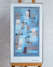 Load image into Gallery viewer, &quot;Wavering Balance&quot; by Paul Klee Vintage Framed Print
