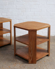 Load image into Gallery viewer, Art Deco Oak Side Tables
