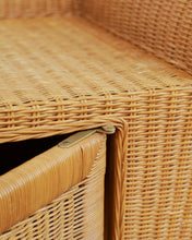 Load image into Gallery viewer, Large Curved Wicker Console Unit
