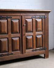 Load image into Gallery viewer, Northern Spanish Brutalist Sideboard in Oak
