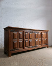 Load image into Gallery viewer, Northern Spanish Brutalist Sideboard in Oak
