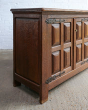 Load image into Gallery viewer, Northern Spanish Brutalist Sideboard in Oak
