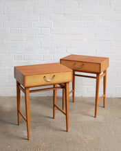 Load image into Gallery viewer, Pair of 1950&#39;s Meredew Bedside Tables
