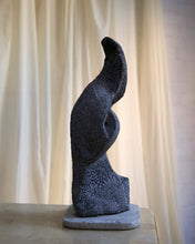 Load image into Gallery viewer, Hand Carved Black Granite Abstract Sculpture
