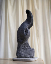 Load image into Gallery viewer, Hand Carved Black Granite Abstract Sculpture
