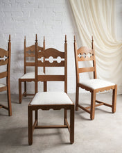 Load image into Gallery viewer, Set Of 4 Razor Back Dining Chairs
