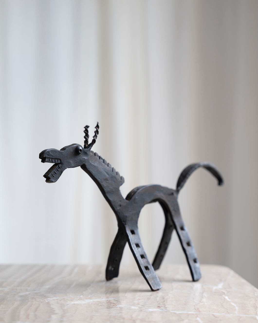 Folkart Horseshoe Nutcracker