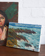 Load image into Gallery viewer, Textural Oil Painting on Canvas - Seascape
