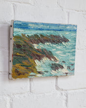Load image into Gallery viewer, Textural Oil Painting on Canvas - Seascape
