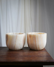 Load image into Gallery viewer, Alabaster Stone Planters
