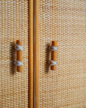 Load image into Gallery viewer, Cane Four Door Cabinet
